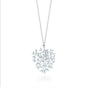 Olive leaf Tiffany and Co. pendant necklace